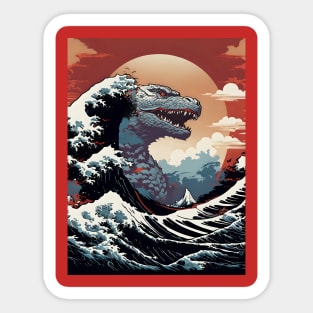 Kanagawa Monster Sticker